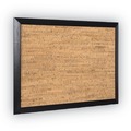 Bulletin Boards | MasterVision SF0722581012 36 in. x 24 in. Natural Cork Bulletin Board - Tan Surface/Black Wood Frame image number 1