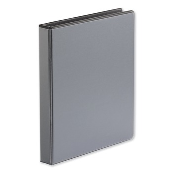 BINDERS | Universal UNV30711 1 in. Capacity 11 in. x 8.5 in. 3 Rings Deluxe Easy-to-Open D-Ring View Binder - Black