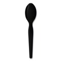  | Boardwalk BWKSPOONHWBLA Heavyweight Polystyrene Teaspoon Cutlery - Black (1000/Carton) image number 1