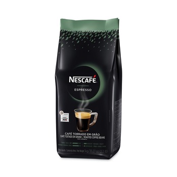 COFFEE | Nescafe 12338492 2.2 lb Bag Espresso Whole Bean Coffee - Arabica (6/Carton)