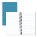 Notebooks & Pads | National 33560 80 Sheets 9.5 in. x 6 in. Medium/College Rule Single-Subject Wirebound Notebooks - Blue Kolor Kraft Front Cover image number 2