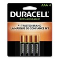 Batteries | Duracell DX2400B4N Rechargeable StayCharged NiMH AAA Batteries (4/Pack) image number 0
