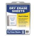 Sticky Notes & Post it | C-Line 57911 8.5 in. x 11 in. Self-Stick Dry Erase Sheets - White (25/Box) image number 0