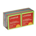 Notebooks & Pads | Universal UNV35617 Fan-Folded 3 in. x 3 in. Self-Stick Pop-Up Notes - Assorted Neon/Yellow (12/Pack) image number 2
