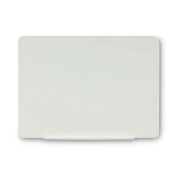 MasterVision GL070101 36 in. x 24 in. Magnetic Glass Dry Erase Board - Opaque White