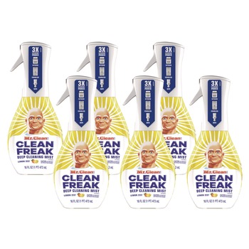 PRODUCTS | Mr. Clean 79129 Clean Freak 16 oz. Spray Bottle Deep Cleaning Mist Multi-Surface Spray - Lemon (6/Carton)