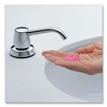 Just Launched | Bobrick B-822 Contura 3.31 in. x 4 in. x 17.63 in. 34 oz. Lavatory-Mounted Soap Dispenser - Chrome/Stainless Steel image number 3
