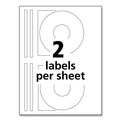 Labels | Avery 08944 Full Face CD Labels - Glossy White (20/Pack) image number 3