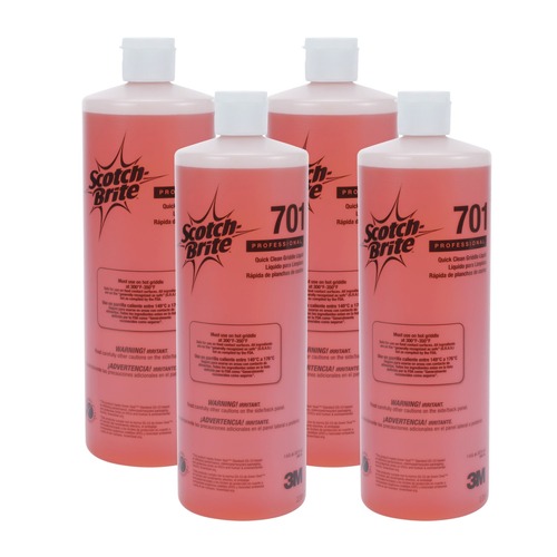 All-Purpose Cleaners | Scotch-Brite PROFESSIONAL 701 Quick Clean 1 Quart Bottle Griddle Liquid (4/Carton) image number 0