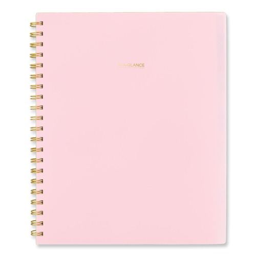 Notebooks & Pads | AT-A-GLANCE 109990527 13-Month: Jan 2026 to Jan 2027 11 in. x 9.38 in. Harmony Weekly/Monthly Poly Planner - Pink Cover image number 0