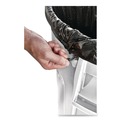Trash & Waste Bins | Rubbermaid Commercial FG261000WHT 10 gal. Vented Round Plastic Brute Container - White image number 5