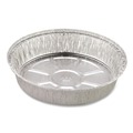Food Trays, Containers, and Lids | Handi-Foil HFA 204700 7 in. 24 oz. Round Aluminum Container - Silver (500/Carton) image number 2