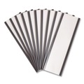 Label & Badge Holders | U Brands 5160U00-15 6 x 2 Magnetic Card Holders - Black (10/Pack) image number 0