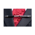 Pens | Zebra 27112 F-301 Fine 0.7 millimeter Retractable Ballpoint Pen - Black Ink/Stainless Steel/Black Barrel (2/Pack) image number 4