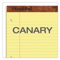 Notebooks & Pads | TOPS 75351 The Legal Pad 8.5 in. x 11.75 in. Perforated Pads - Wide/Legal, Canary Yellow (1-Dozen) image number 4