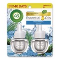 Odor Control | Air Wick 62338-79717 0.67 oz. Scented Oil Refill - Fresh Water (6/Carton) image number 1