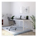 Office Chairs | Alera ALEWS4241 18.9 in. to 22.24 in. Seat Height Mid-Century Task Chair Supports Up to 275 lb - Gray Seat/Gray Back image number 8