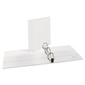 Binders | Avery 05504 3 Slant Rings 2 in. Capacity 11 in. x 8.5 in. Heavy-Duty Non Stick View Binder with DuraHinge - White image number 2