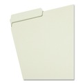 File Folders | Smead 13234 1/3-Cut Tabs Assorted Letter Size 2 in. Expansion Recycled Heavy Pressboard Folders - Gray-Green (25/Box) image number 1