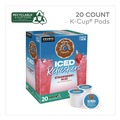 Coffee | The Original Donut Shop 5000379382 ICED Refreshers K-Cup Pods - Strawberry Acai (20/Box) image number 3