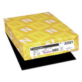 Cover & Cardstock | Astrobrights 22321 8.5 in. x 11 in. 24 lb Bond Weight Color Paper - Eclipse Black (500-Sheets/Ream) image number 0