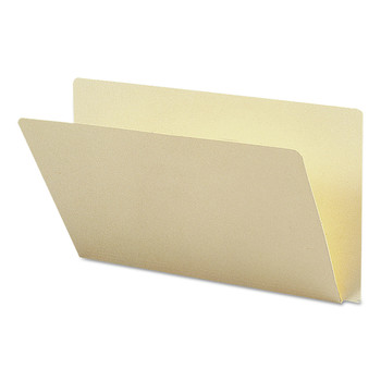 Smead 27250 Straight Tabs Legal Size 0.75 in. Expansion Extended End Tab Folders - Manila (100/Box)
