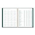 Notebooks & Pads | AT-A-GLANCE 1758905 11 in. x 8.5 in. 12-Month (Jan-Dec 2026) Emerald Isle Weekly/Monthly Planner - Green Marbled Cover image number 8