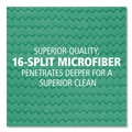  | Rubbermaid Commercial FGQ41800GR00 18 in. Microfiber Dust Pad with Fringe - Green (6/Carton) image number 5