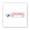 Stamps & Stamp Supplies | ACCUSTAMP2 035544 1.63 in. x 0.5 in. ENTERED Pre-Inked Shutter Stamp - Red/Blue image number 2