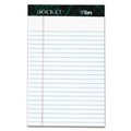 Notebooks & Pads | TOPS 63366 Docket 5 in. x 8 in. Ruled Perforated Pads - Narrow, White (50 Sheets/Pad, 6 Pads/Pack) image number 0