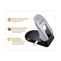 Staple Punches | PaperPro 2340 40-Sheet EZ Squeeze 2-Hole Punch - Black/Silver image number 5