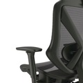 Office Chairs | Alera ALETN41BME18 17.44 in. to 20.98 in. Seat Height Taunton Ergonomic Mesh Swivel Task Chair Supports Up to 275 lbs. - Black Seat/Back, Black Base image number 2