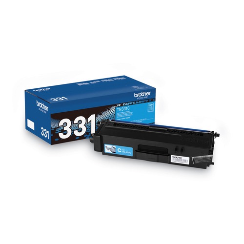 Just Launched | Brother TN331C 1500 Page-Yield Toner - Cyan image number 0