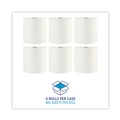 Paper Towels and Napkins | Boardwalk BWK35XTRA 1-Ply 8 in. x 800 ft. Xtra Roll Towels - White (6 Rolls/Carton) image number 3