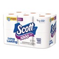 Toilet Paper | Scott 10060 1-Ply 4.1 in. x 3.7 in. Septic Safe Toilet Paper - White (48/Carton) image number 2