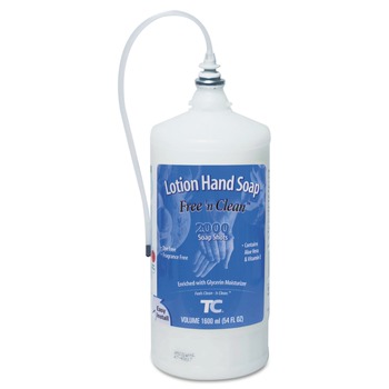 ODOR CONTROL | Rubbermaid Commercial FG402364 OneShot 1,600 mL Lotion Soap Refill - Fragrance-Free (4/Carton)