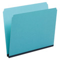 File Folders | Pendaflex 9200EE 1 in. Expansion Straight Tabs Letter Size Pressboard Expanding File Folders - Blue (25/Box) image number 1