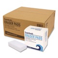 Sponges & Scrubbers | Boardwalk 96157-M-BWK 2.5 in. x 4.5 in. 1 in. Thick Eraser Pads - White (6/Carton) image number 0