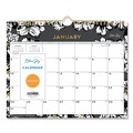 Notebooks & Pads | Blue Sky 116052 11 in. x 8.75 in. 12-Month (Jan-Dec 2026) Baccara Dark Wall Calendar - White/Black/Gold Sheets image number 0