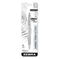 Pens | Zebra 29411 F-701 Fine 0.7 millimeter Retractable Ballpoint Pen - Black Ink/Stainless Steel/Black Barrel image number 0