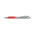 Pens | Universal 39722 0.7 mm. Medium Comfort Grip Retractable Gel Pen - Red Ink, Gray/Red/Silver Barrel (1-Dozen) image number 4