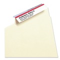 File Folders | Smead 64915 Viewables 3.5 in. Wide 1/3-Cut Label Pack Refill Hanging Folder Tabs and Labels - White (160/Pack) image number 1
