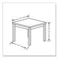 Coffee & Accent Tables | HON H80192.LKI1LKI1 80000 Series 24d x 24w x 20h Laminate Occasional Corner Table - Kingswood Walnut image number 3