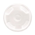Cups and Lids | Eco-Products EP-CRFL BlueStripe Recycled Content 9 oz. to 24 oz. Cold Cup Flat Lids - Clear (10 Packs/Carton, 100/Pack) image number 0