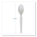  | Boardwalk BWKSPOONHW Heavyweight Polystyrene Teaspoon Cutlery - White (1000/Carton) image number 5