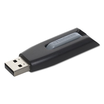 Verbatim 49168 256 GB Store 'n' Go V3 USB 3.0 Drive - Black/Gray