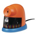 Pencil Sharpeners | Elmer's 1680 5.63 in. x 8.75 in. x 7.13 in. AC-Powered CrayonPro School Version Electric Sharpener - Orange/Blue image number 0