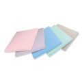 Sticky Notes & Post it | Post-it Notes Super Sticky 654R-5SSNRP 3 in. x 3 in. 100 Percent Recycled Paper Super Sticky Notes - Wanderlust Pastels (5-Pads/Pack) image number 1