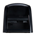 Paper Towels and Napkins | San Jamar R3590TBK 7.5 x 7 x 12.75 Duett Standard Oceans Bath Tissue Dispenser - Transparent Black Pearl image number 4
