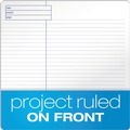 Notebooks & Pads | TOPS 77102 40-Sheets 8.5 in. x 11.75 in. Project-Management Format Quadrille Rule Docket Gold Planning Pads - White (4/Pack) image number 2